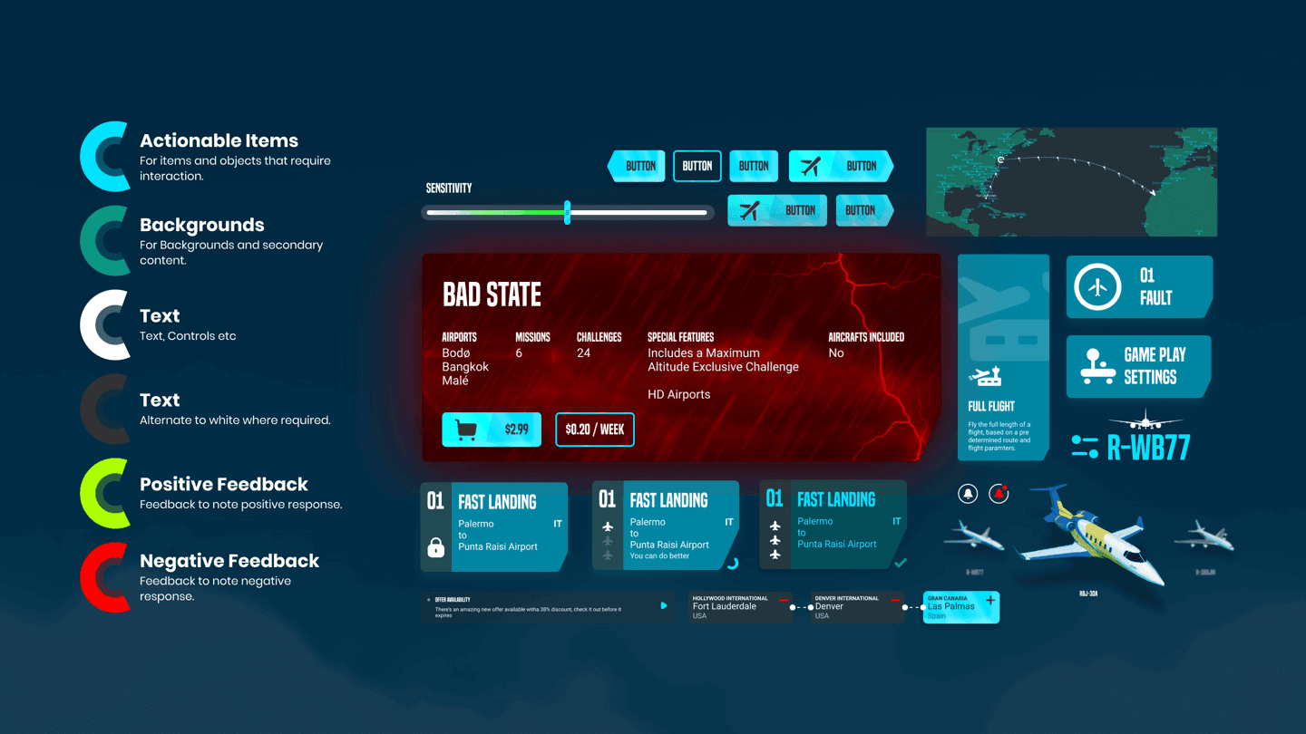 Color Palette & Management Controls